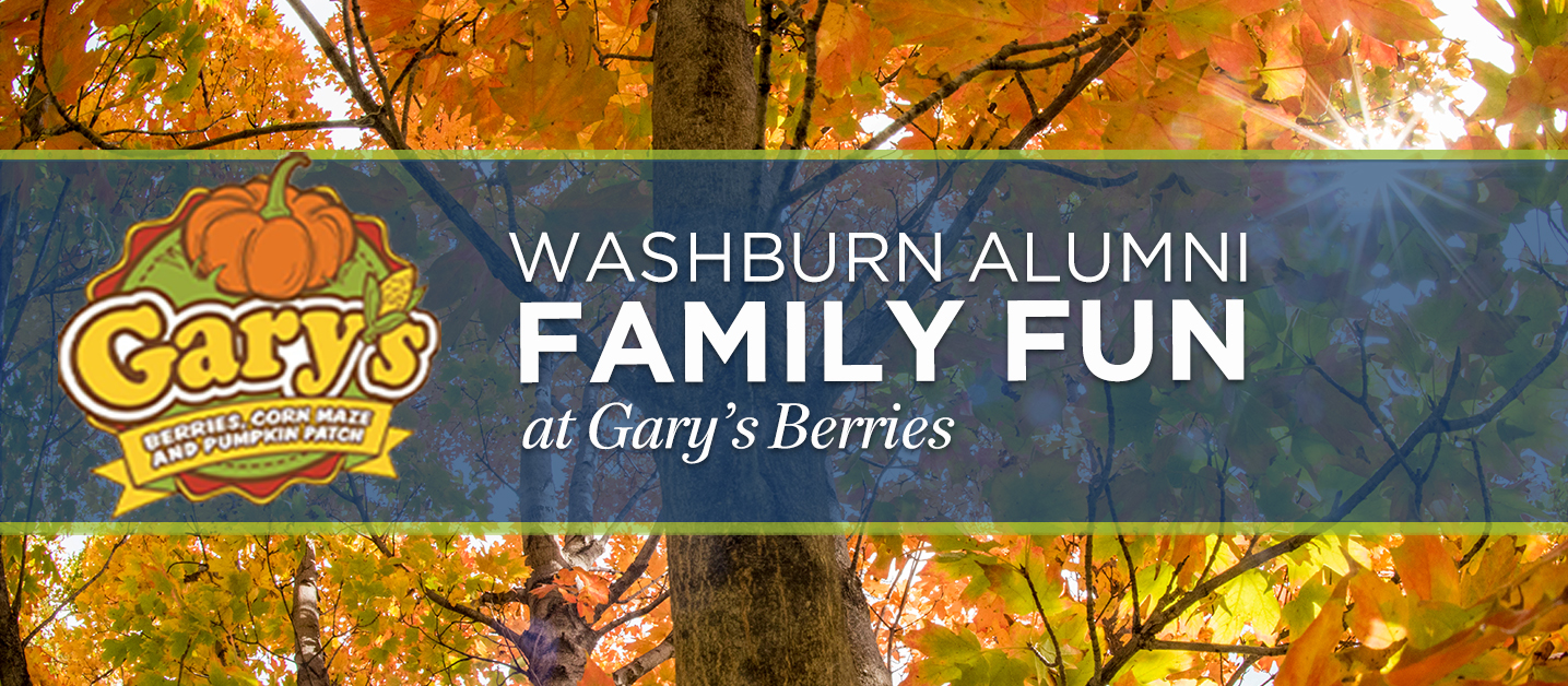 Washburn Alumni family fun at Gary's Berries