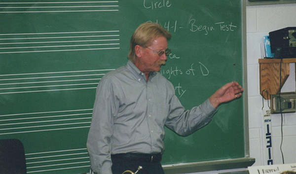 Jim Leacox teaching