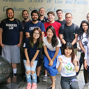 Martin and students from both Washburn Law and Osaka University, at Osaka University, June 2018. Photo submitted