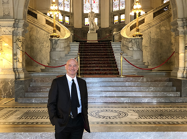 Craig Martin at International Court of Justice in the Netherlands